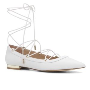 Aldo Alize-X Leather Lace Up Flats